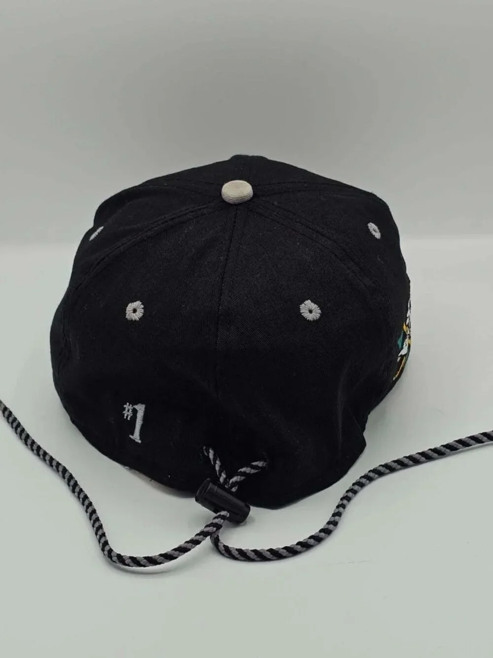 Anaheim Mighty Ducks Vintage 90s Cord Back #1 Apparel Hat  NHL Hockey Cap